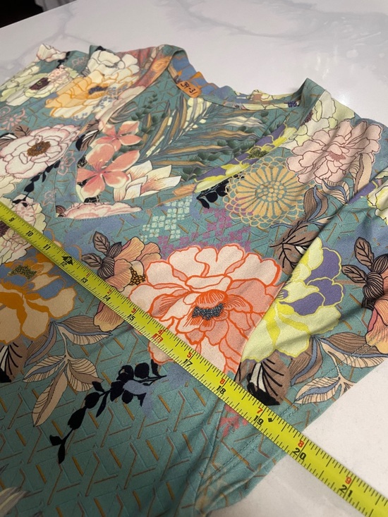 Johnny Was Burke Tiered Midi Floral Print V-Neck Short
Sleeve Dress - Picture 6 of 6